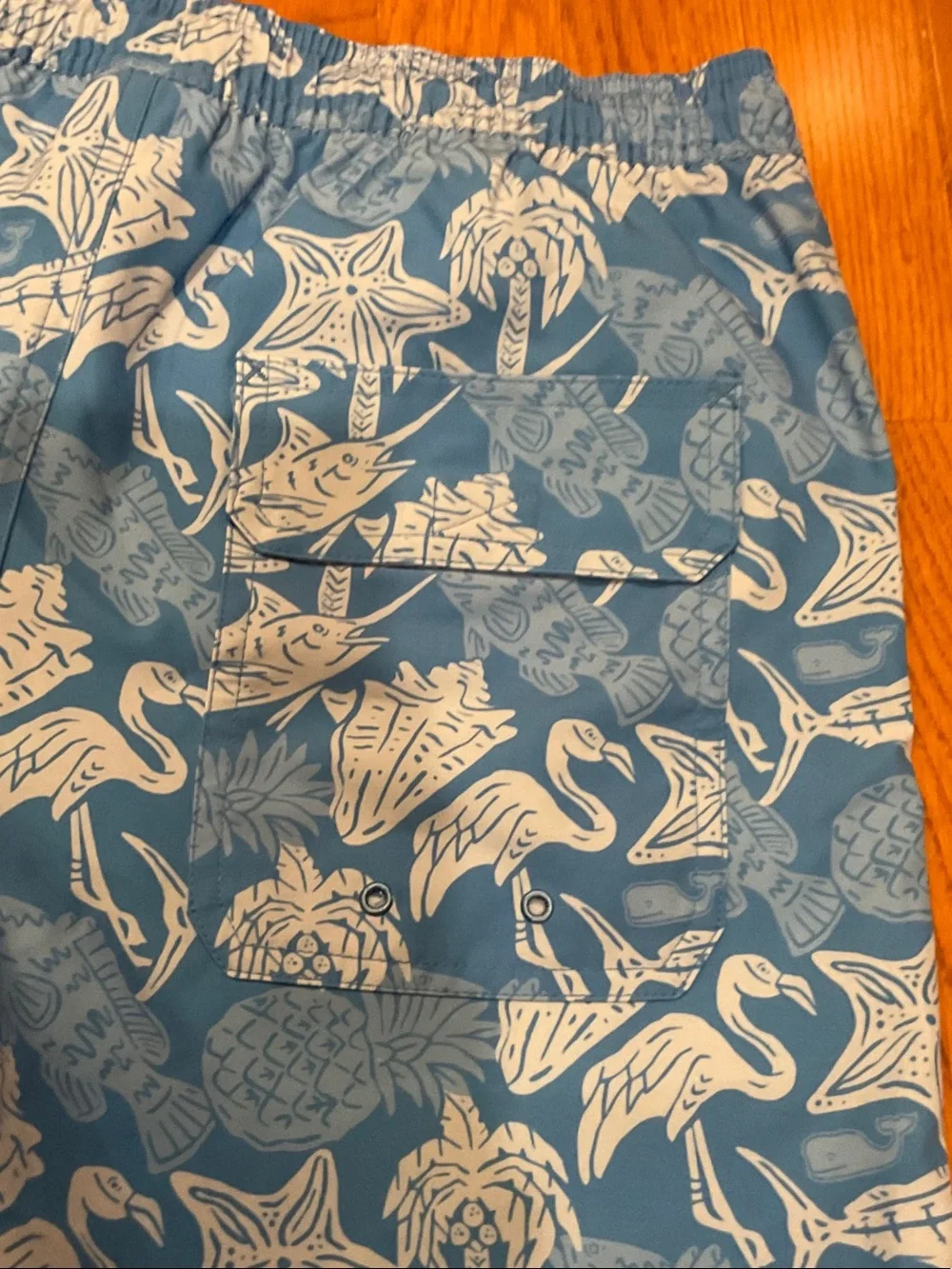 Vineyards Vines Tropical Print Swim Trunks